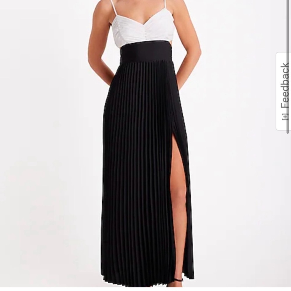 Express Black and White Maxi Skirt - Picture 2 of 16